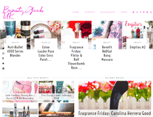 Tablet Screenshot of beautygeekuk.com